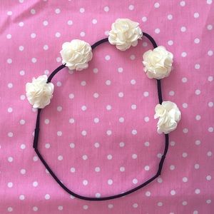 Flower Crown with White Flowers